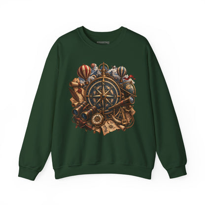 Navigatin Nostalgia - Crewneck Sweatshirt
