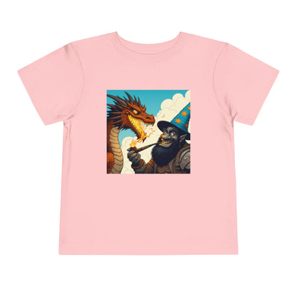 T-Shirt | Toddler Tee | Short Sleeve | High Fantasy | Dragon Duel | Goblin