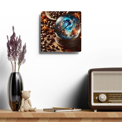 Horloge murale | Acrylique | Ronde ou carrée | Cosmologie Nordique | Cosmarium | Globe