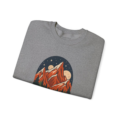 Mountain Maze - Crewneck Sweatshirt
