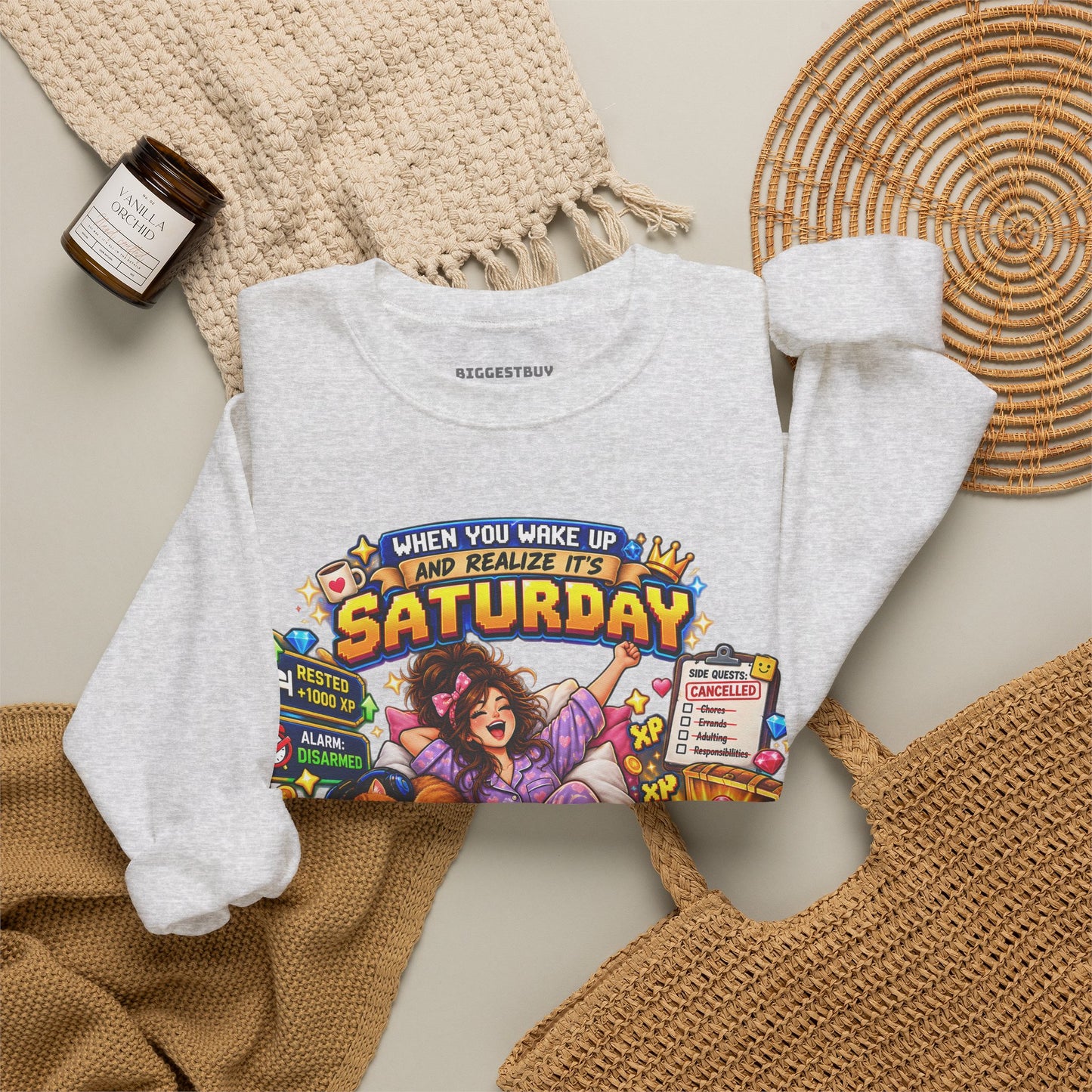 Pajama Party - Crewneck Sweatshirt