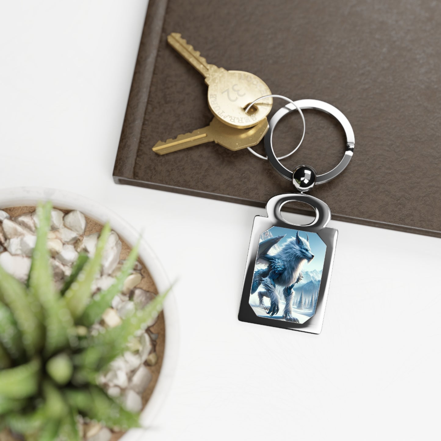 Rectangle Keychain