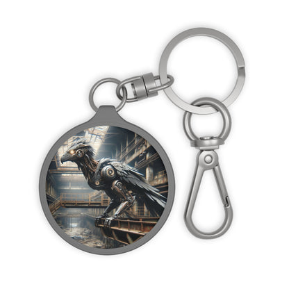 Llavero | Steampunk Distópico | Cuervo Mecánico