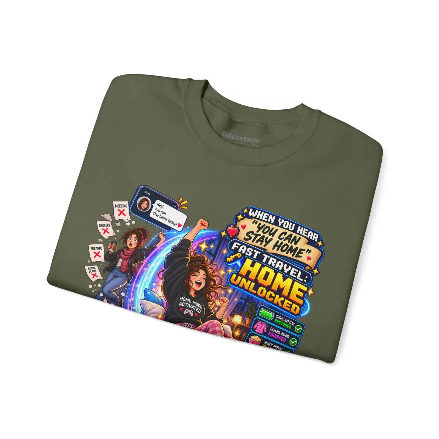 Quarantine Vibe - Crewneck Sweatshirt