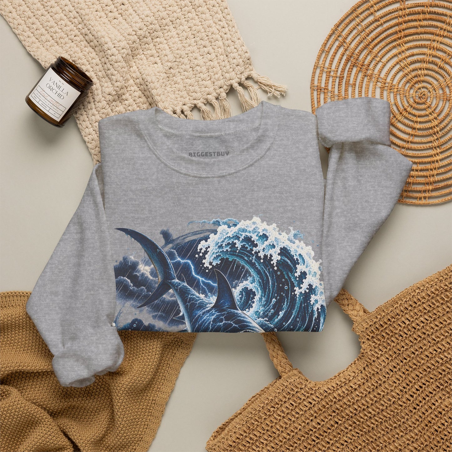 Oceanic Roar - Crewneck Sweatshirt