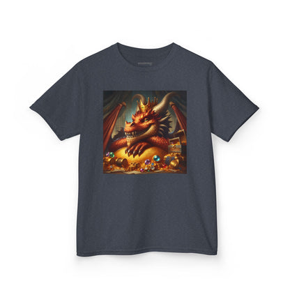 T-Shirt | Koszulka dziecięca | Ciężka bawełna | Nordycka Mitologia | Fafnir | Smok