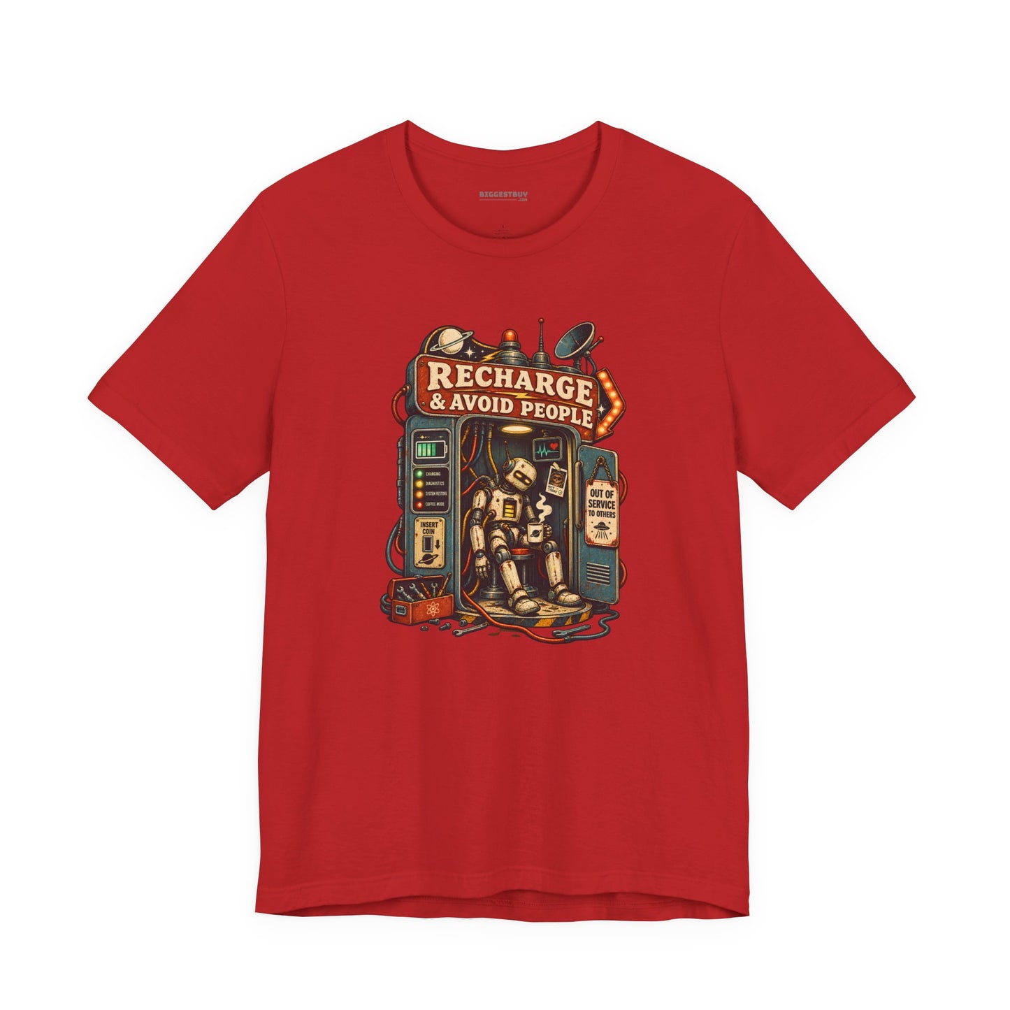 Social Recharge - Classic Jersey Tee
