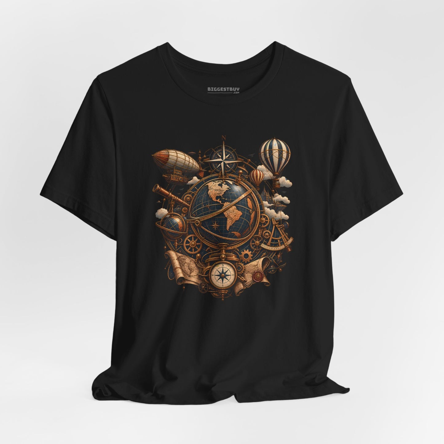 Steampunk Globe - Classic Jersey Tee