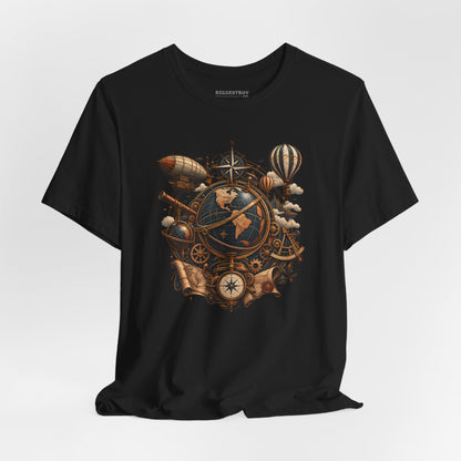 Steampunk Globe - Classic Jersey Tee