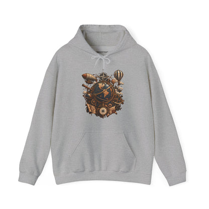 Steampunk Globe - Pullover Hoodie