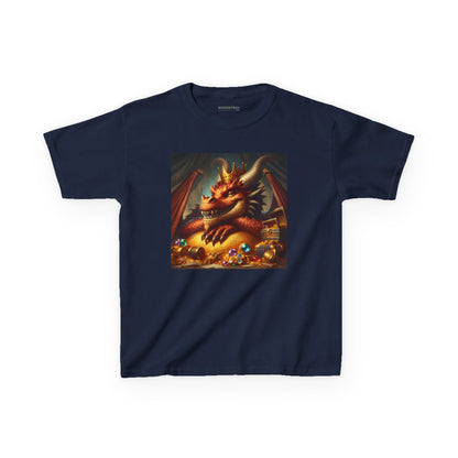 T-Shirt | Koszulka dziecięca | Ciężka bawełna | Nordycka Mitologia | Fafnir | Smok