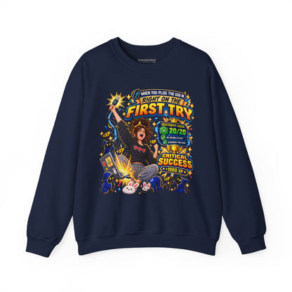 First Try - Crewneck Sweatshirt