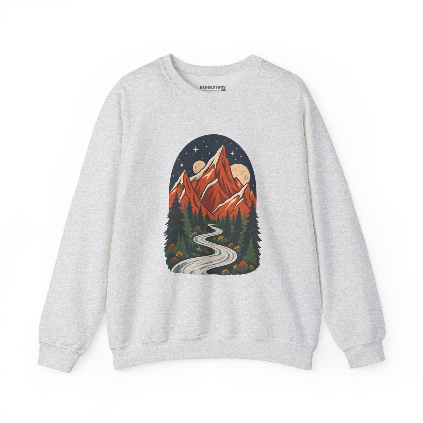 Mountain Maze - Crewneck Sweatshirt