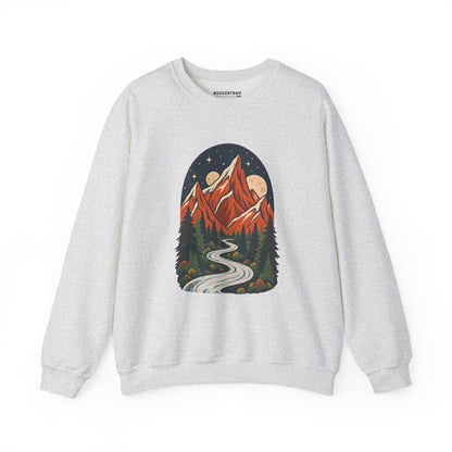 Mountain Maze - Crewneck Sweatshirt