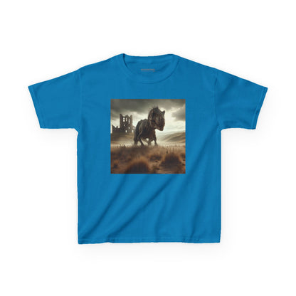 Camiseta | Camiseta Infantil | Algodão Pesado | Ficção Dinossáurica | T-Rex Ancestral