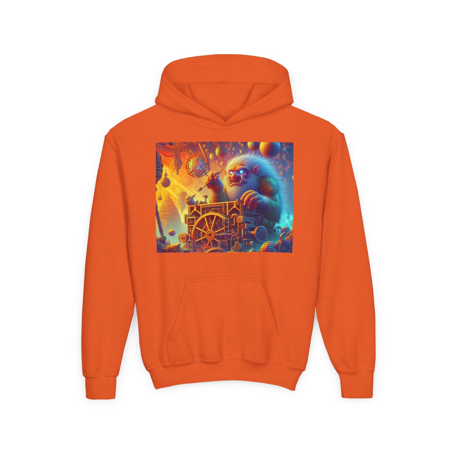 Bluza dresowa | Młodzieżowa | Z kapturem | Gruba mieszanka | Mitologia Arktyczna | Mechanik Lodu