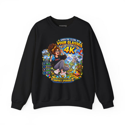 Glasses Galaxy - Crewneck Sweatshirt