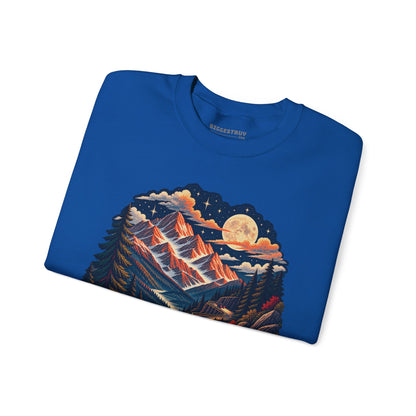 Moonlit Mountain - Crewneck Sweatshirt