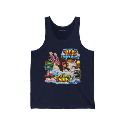 Sleepy Zone - Jersey Tank Top
