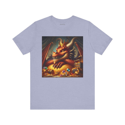 T-Shirt | Unisex | Koszulka dżersejowa | Krótki rękaw | Nordycka Mitologia | Fafnir | Smok