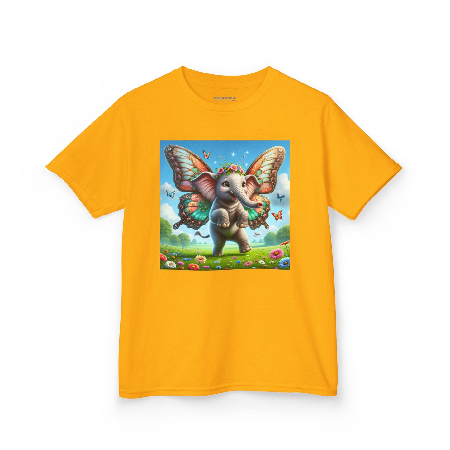 T-Shirt | Koszulka dziecięca | Ciężka bawełna | Baśniowa fauna | Airavata | Słonik