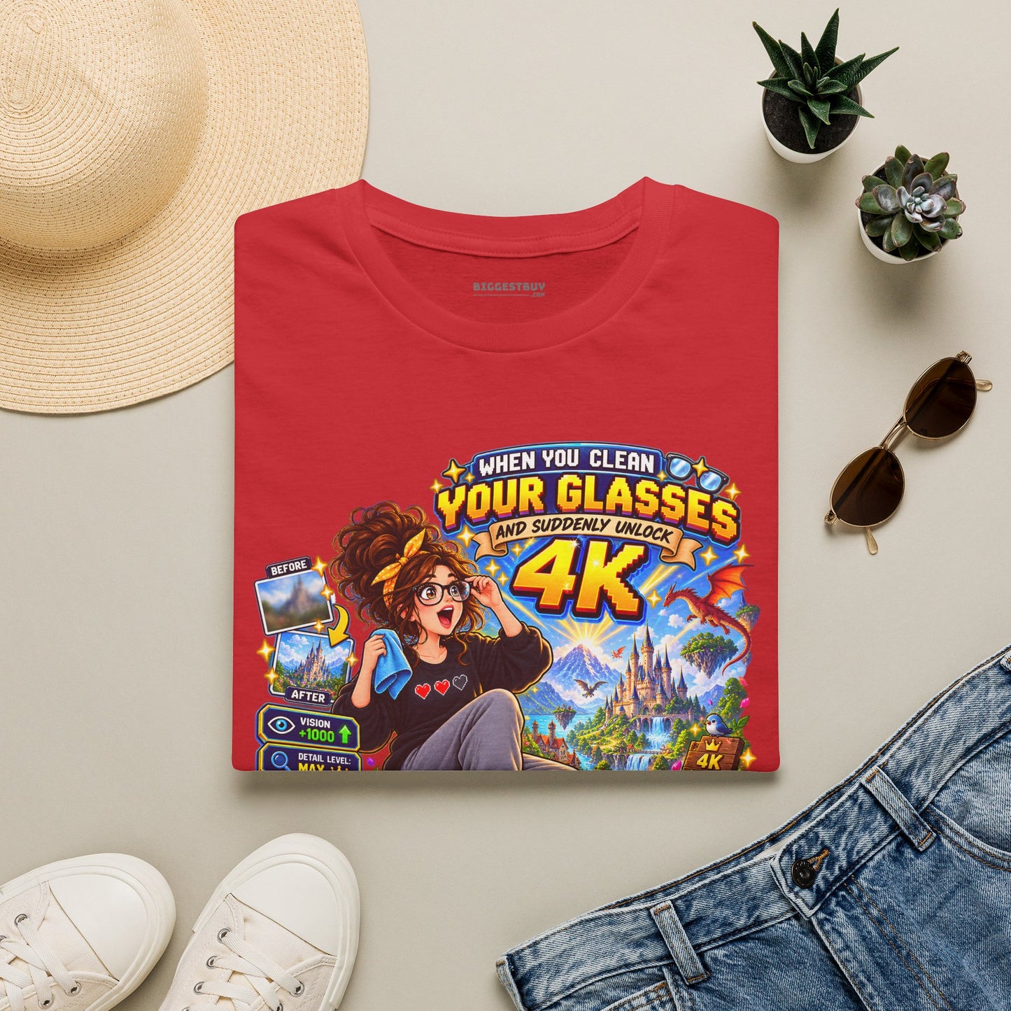 Glasses Galaxy - Softstyle T-Shirt