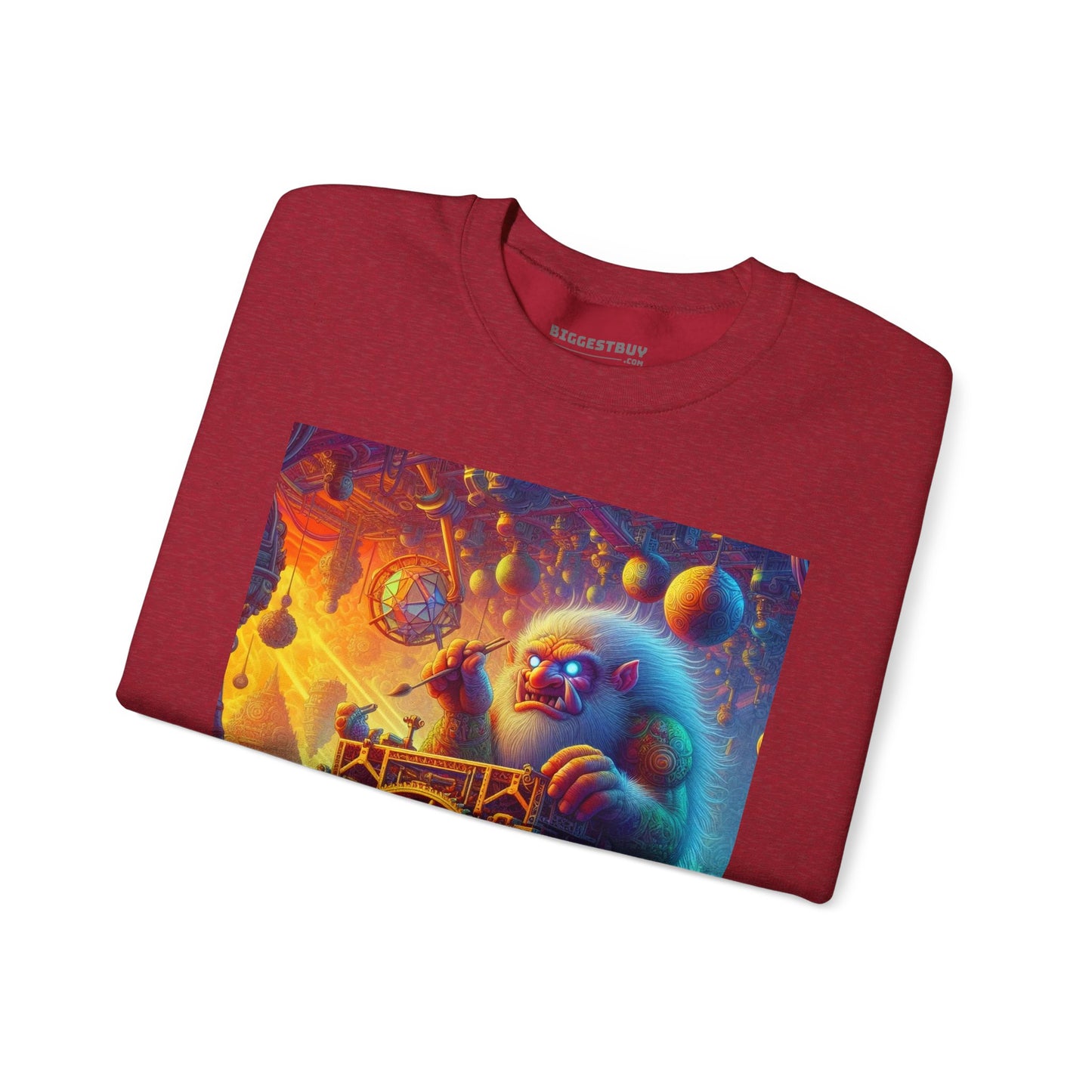 Bluza dresowa | Unisex | Okrągły dekolt | Gruba mieszanka | Mitologia Arktyczna | Mechanik Lodu
