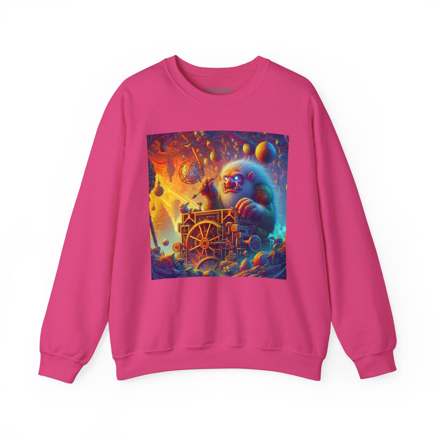 Bluza dresowa | Unisex | Okrągły dekolt | Gruba mieszanka | Mitologia Arktyczna | Mechanik Lodu