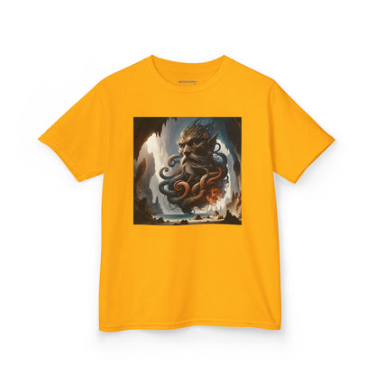 Camiseta | Camiseta Infantil | Algodão Pesado | Mitologia Marinha | Deus do Mar