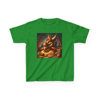 T-Shirt | Koszulka dziecięca | Ciężka bawełna | Nordycka Mitologia | Fafnir | Smok