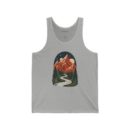 Mountain Maze - Jersey Tank Top