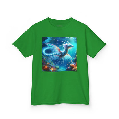 T-Shirt | Koszulka dziecięca | Ciężka bawełna | Mitologia morska | Ryujin | Smok wodny