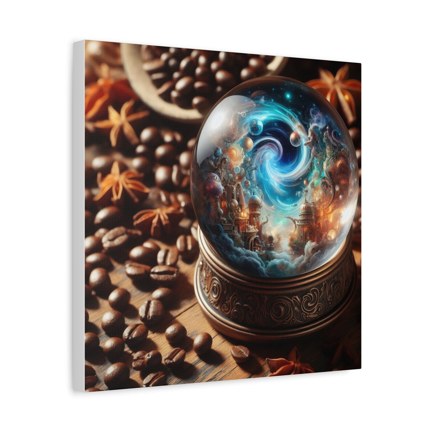 Canvas | Matte | Cosmic Fantasy | Mystical Globe
