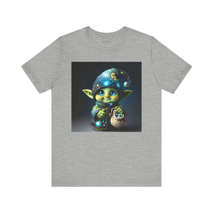 T-skjorte | Unisex | Jersey-T-skjorte | Kort erme | Fantasi | Skogsalv | Trollmann