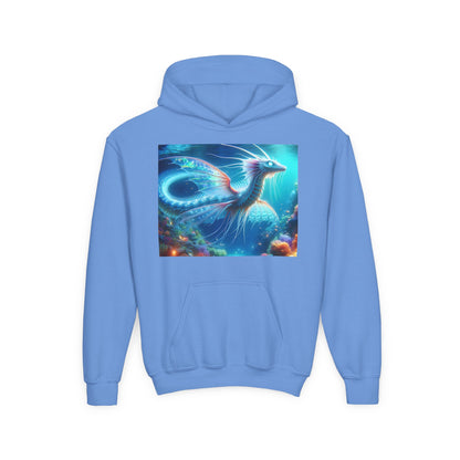 Bluza dresowa | Młodzieżowa | Z kapturem | Gruba mieszanka | Mitologia morska | Ryujin | Smok wodny