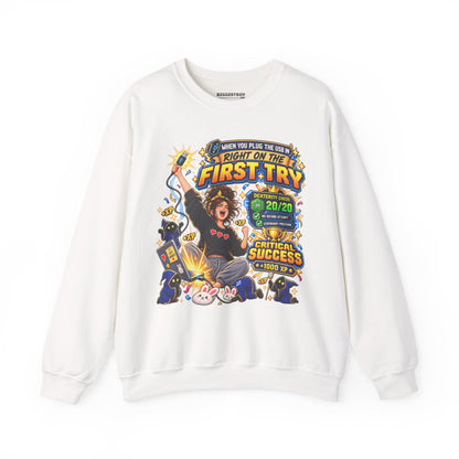 First Try - Crewneck Sweatshirt