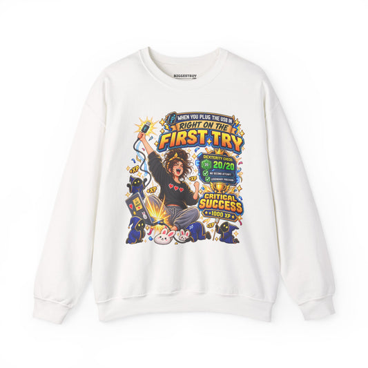 First Try - Crewneck Sweatshirt