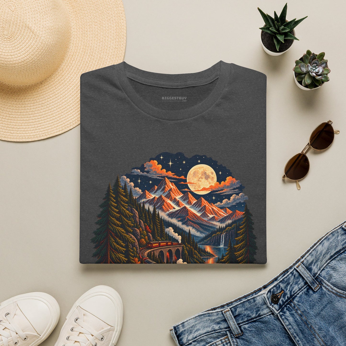 Midnight Rails - Softstyle T-Shirt