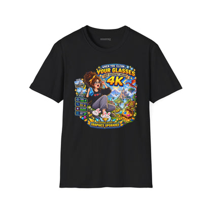Glasses Galaxy - Softstyle T-Shirt