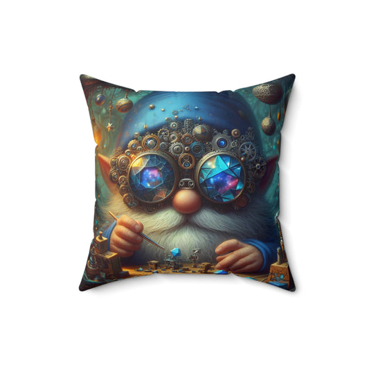 Bantal | Poliester | Persegi | Folklor Nordik | Tomte | Gnome Alkemis