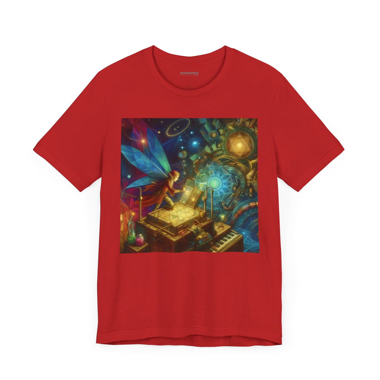 Tişört | Unisex | Jarse Tişört | Kısa Kollu | Elemental Fantezi | Silfler | Peri