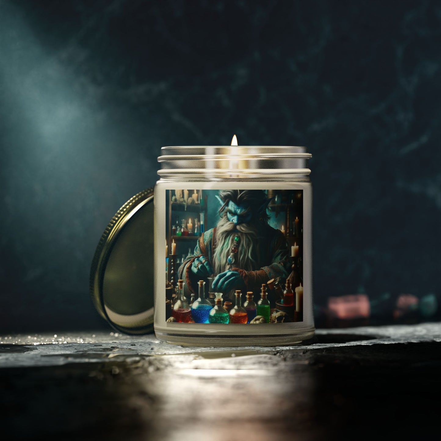 Candela profumata | Alchimia Mistica | Djinn Blu