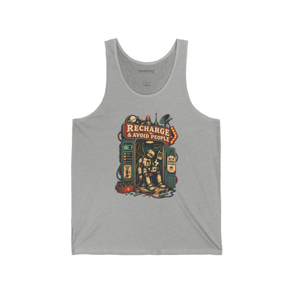 Social Recharge - Jersey Tank Top