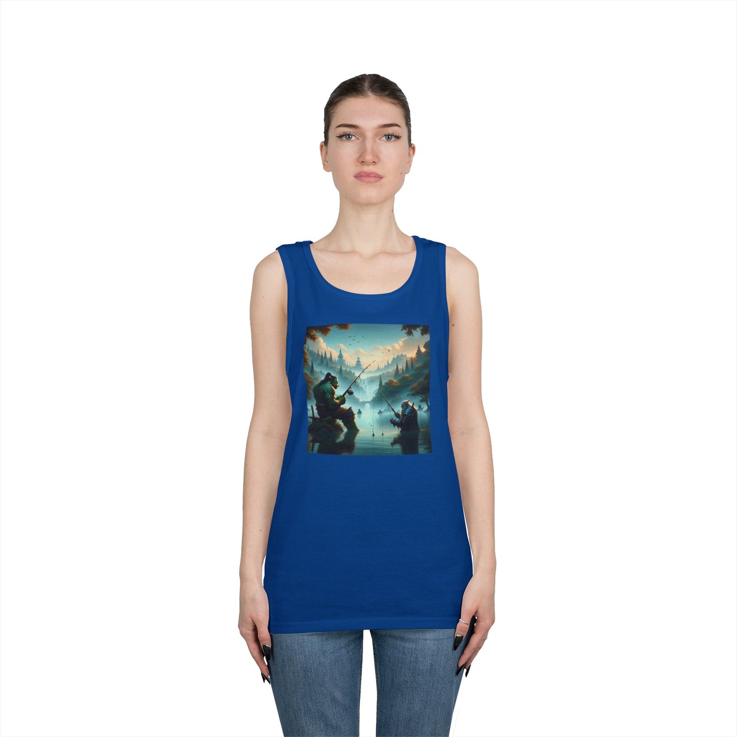 เสื้อกล้าม | ยูนิเซ็กส์ | ผ้าฝ้ายเนื้อหนา | แฟนตาซีสันติภาพ | ออร์คและคนแคระ