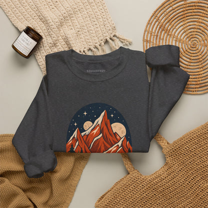 Mountain Maze - Crewneck Sweatshirt