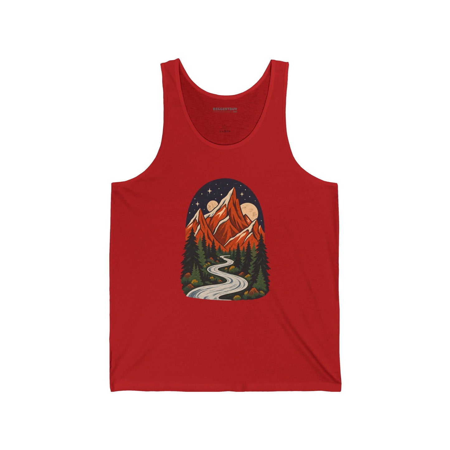 Mountain Maze - Jersey Tank Top