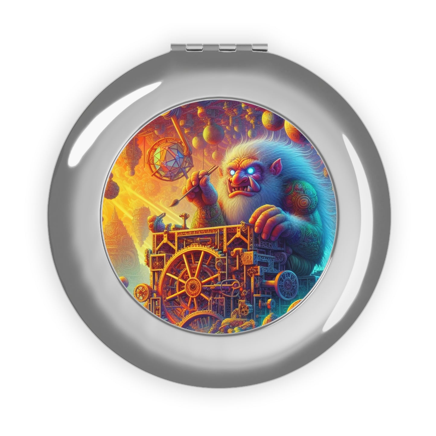 Lustro | Lusterko podróżne | Kompaktowy | Mitologia Arktyczna | Mechanik Lodu