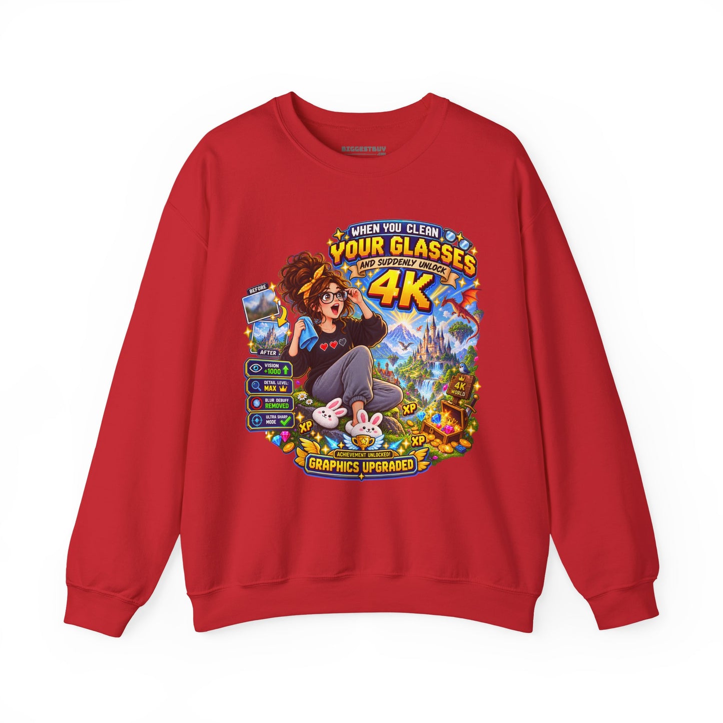 Glasses Galaxy - Crewneck Sweatshirt