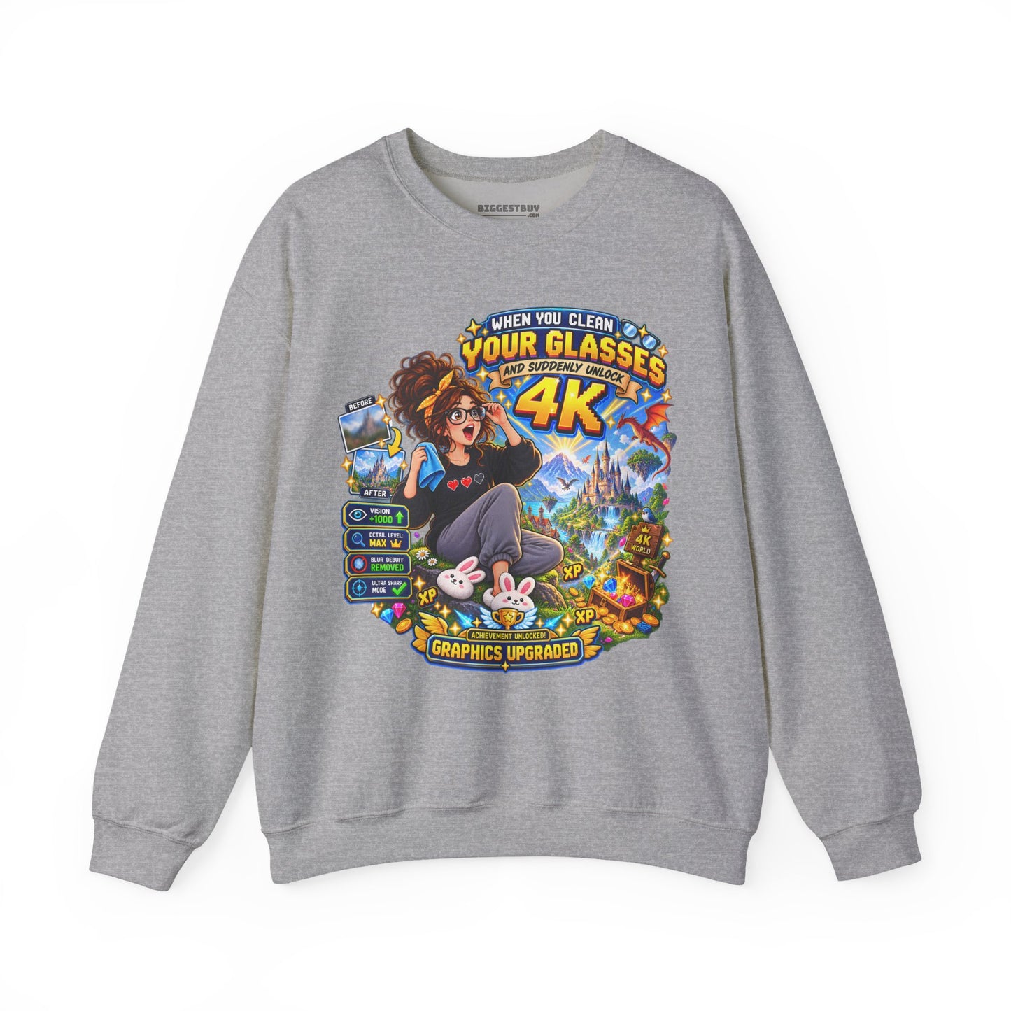 Glasses Galaxy - Crewneck Sweatshirt
