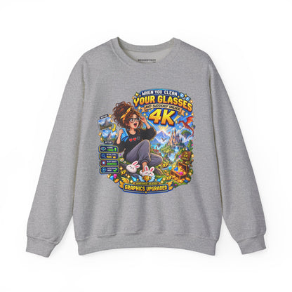 Glasses Galaxy - Crewneck Sweatshirt